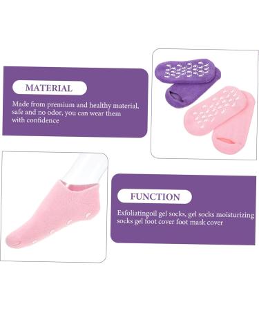 FRCOLOR 2 Pairs Gel Socks Miss Care Products Soft Cotton Yarn - Buy Online on GoSupps.com