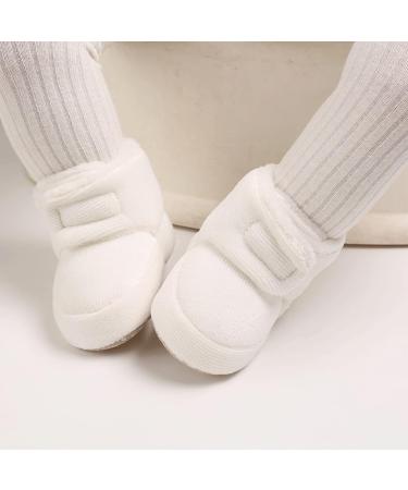 Baby Winter Warm Fleece Bootie | Non-Slip Soft Sole Shoes for Boys & Girls 0-18 Months | Adjustable Prewalker Boots - Buy Online on GoSupps.com