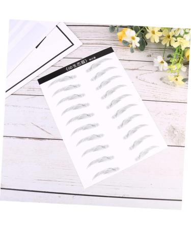 Housoutil Eyebrow Stickers 4 Sheets Pairs 4d Imitation Eyebrow Black Sticker Simulation Eyebrow Artificial Makeup Tools 6d - Buy Online on GoSupps.com
