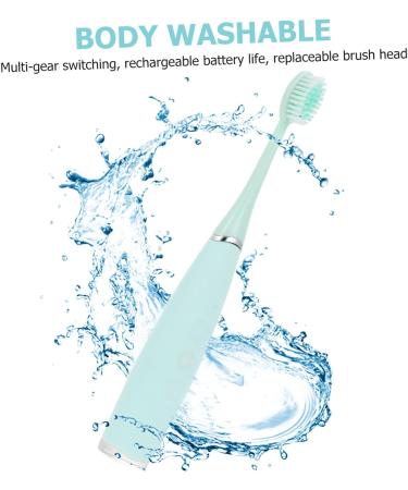 Ultechnovo Automatic Electric Toothbrush for Adults & Kids - Green | Household & Child-Friendly 1 Pack - Buy Online on GoSupps.com