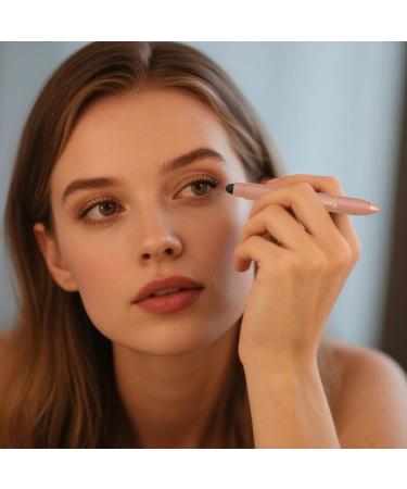 Waterproof Eyeliner Flowing Makeup Pen 2in1 Long Lasting Eyeliner for Prom Party Stage Cosplay Concert Wedding Commuting Carnival Daily Costume Social Occasion Travel Women - Buy Online on GoSupps.com