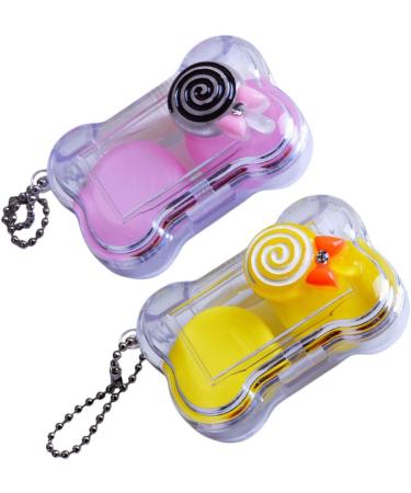Shop Solustrie Sweet Contact Lens Case & Organizer - Travel-Friendly with Mirror | Durable & Stylish Contact Holder for Eyes - Buy Online on GoSupps.com