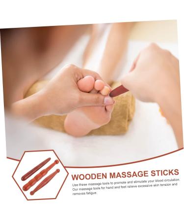 Buy Gatuida 15 STK Wooden Acupressure Rod - Portable Trigger Point & Foot Massage Tool | Best Acupuncture Device for Pain Relief - Buy Online on GoSupps.com