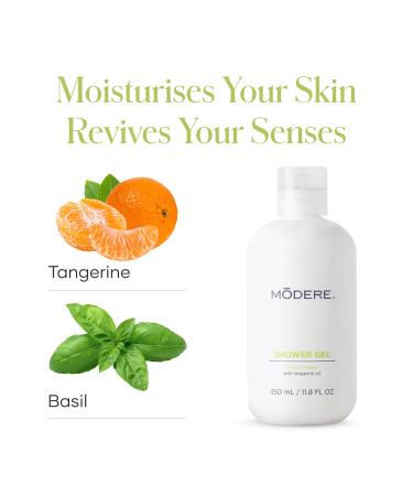 Modere Shower Gel - Soothing Bubble Bath with Botanical Extracts Supporting Comfort Gentle Cleansing and Soft Skin - 350 mL - Buy Online on GoSupps.com