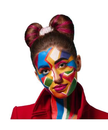 Bowitzki 2oz Face and Body Paint - Water-Based Makeup for Kids & Adults | Special Effects for Halloween Christmas Parties & Cosplay - 5 Basic Color Kit - Buy Online on GoSupps.com