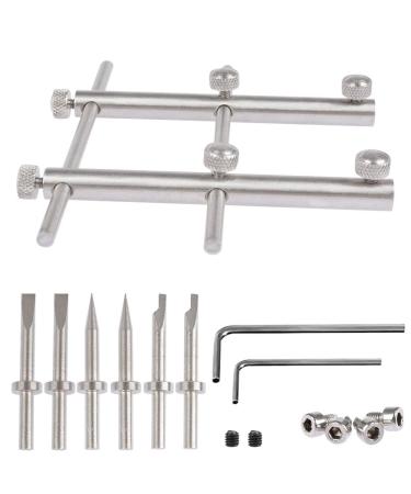 OFNMY Professional DSLR Camera Lens Spanner Wrench Repair Opening Tool kit 10-100mm with 3 Tips, 6 Screws and 2 Hexagon Wrench for Canon Nikon Sony Olympus DSLR Camera