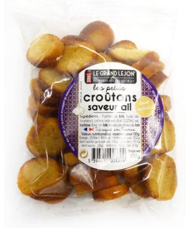 Le Grand Lejon Garlic Croutons 100g x 16 - Buy Online on GoSupps.com
