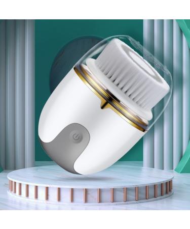 Electric Rotatable USB Waterproof Soft Facial Scrubber Brush Facial with Home Cleansing Face Brush Heads Wash - Buy Online on GoSupps.com