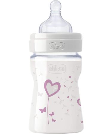 Chicco Baby Bottle Glass Wellness - 150ml Silicone, 0Mesi | Shop Now - Buy Online on GoSupps.com