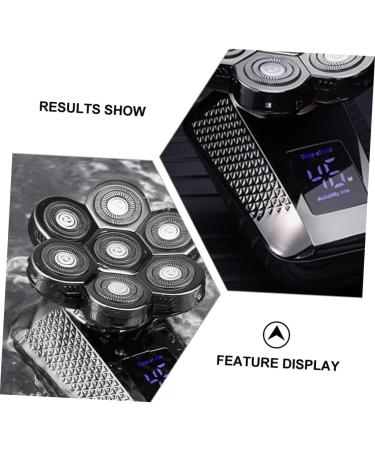 7-in-1 Waterproof Electric Shaver for Men - Digital Display Beard Trimmer & Personal Care Set - International Shipping Available - Buy Online on GoSupps.com