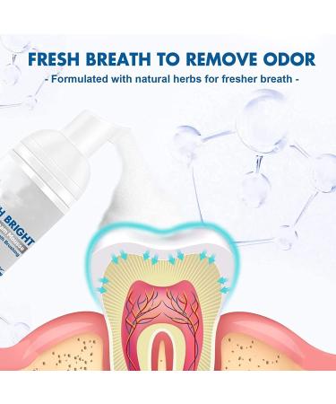 Teeth Whitening Mousse Squeeze Type Foam Toothpaste Oral Care Teeth Deep Cleaning Gums Remove Tooth Stains Fresh Mouth (1pc) - Buy Online on GoSupps.com
