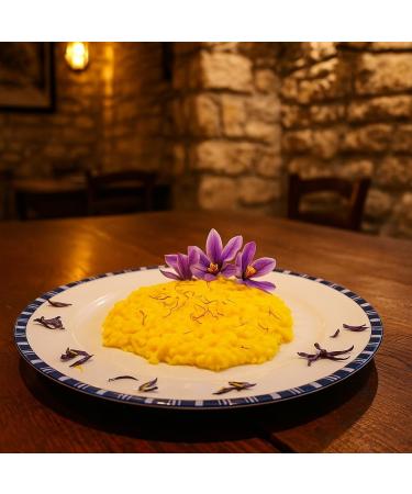 Armu Italian Saffron in Threads 05g Certified First Class Handpicked Pure Pistils for Paella Milanese Risotto Tea and Fine Cuisine - Buy Online on GoSupps.com