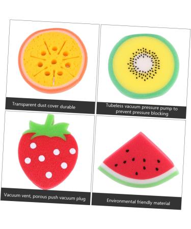 Housoutil 4 Pcs Kids Bath Sponge Set - Natural Loofah & PU Shower Balls for Newborns | Soft Safe & Effective Bathing Essentials - Buy Online on GoSupps.com