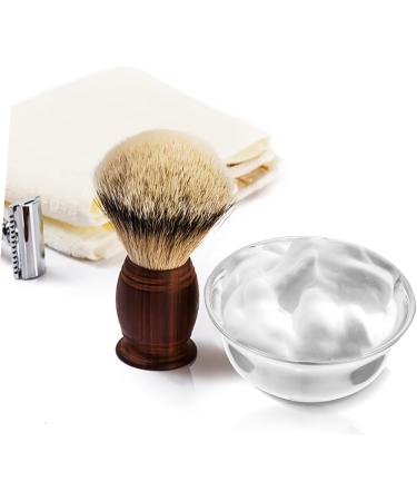 Fomiyes Men's Shaving Foam Bowl - Stainless Steel Container for Shaving Cream & Soap | Best Men's Grooming Essentials - Buy Online on GoSupps.com