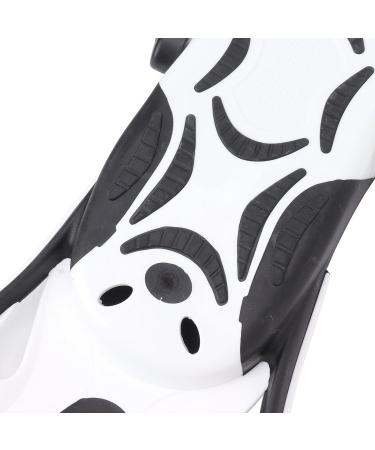 BOLORAMO Swimming Fins for Adults - Open Water Diving Fins (Black & White Size 6-8 37-41) - Buy Now for International Shipping - Buy Online on GoSupps.com