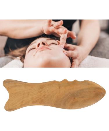 Verdant Touch Wood Gua Sha Board - Fish Form Universal Massage Tool for Face & Body | Premium Wooden Scraping Massage Device - Buy Online on GoSupps.com