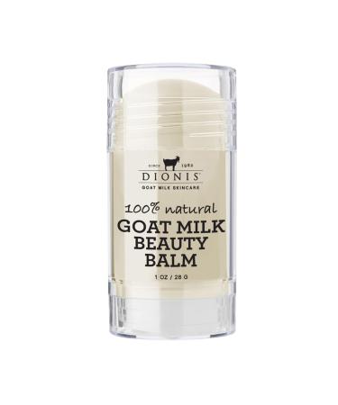 Dionis Goat Milk Skincare Multi-Purpose Hydrating Beauty Balm for Face Lips Eyes and Neck with Shea Beauty and Coconut Oil - Cruelty Free Paraben Free Non Greasy - 1oz Light Coconut Scent