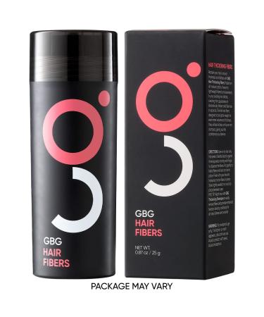 GBG Womens Hair Fibers for Thinning Hair & Bald Spots (DARK BROWN) - Electrostatically Charged for Instantly Thick, Full, Shiny Hair in 30 Seconds -25g 0.88 Ounce (Pack of 1) Dark Brown