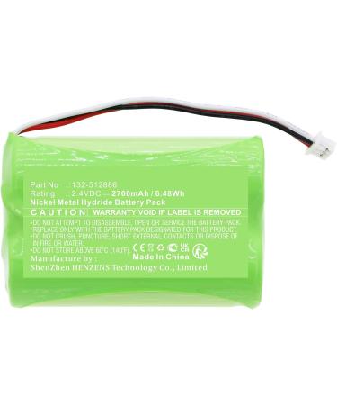 Buy Synergy Digital Door Lock Battery for Dorma Kaba 790 | Ultra High Capacity Ni-MH 2.4V 2700mAh Replacement for Ilco 132-512886 - Buy Online on GoSupps.com