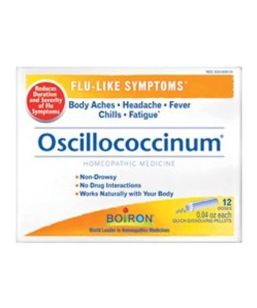 Boiron Oscilloccinum 12 DOSE 0.04 oz each