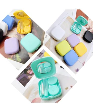 BIYEH 8 PCS Contact Lens Case Colorful Contact Lens Cases Travel in Style- Soak & Store Kit with Mirror Tweezers Solution Bottle & Lens Stick - Buy Online on GoSupps.com