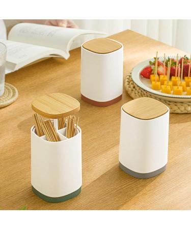 Luofeng Portable Toothpick Bucket - Fashionable Automatic Push-Type Holder for Home & Restaurant - Buy Online on GoSupps.com