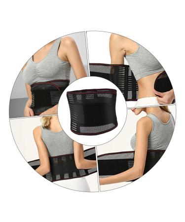 FRCOLOR Waist Support Back Brace for Men & Women | Lumbar Support Girdle for Hip Workout & Hernia Relief | Fitness Band & Lower Tummy Control - Buy Online on GoSupps.com
