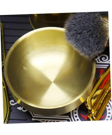 Frcolor Pigment 3ST Foam Dishwasher Razor Soap Cream Mug - Facial Cleaning Cup & Beard Shaving Tool (Golden 9x9x4.9cm) - International Shipping Available - Buy Online on GoSupps.com