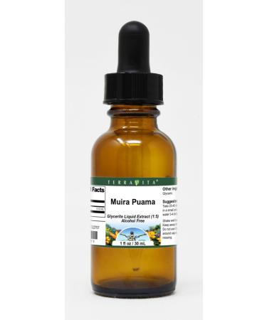 Muira Puama Glycerite Liquid Extract (1:5) - No Flavor (1 oz ZIN: 522757) - 3 Pack