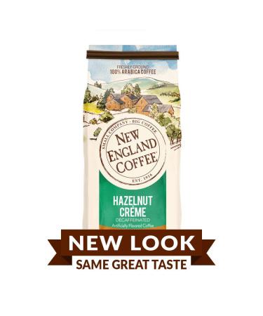 New England Hazelnut Crme Decaf Coffee - Ground 10oz Bags (Pack of 3) - Buy Online on GoSupps.com