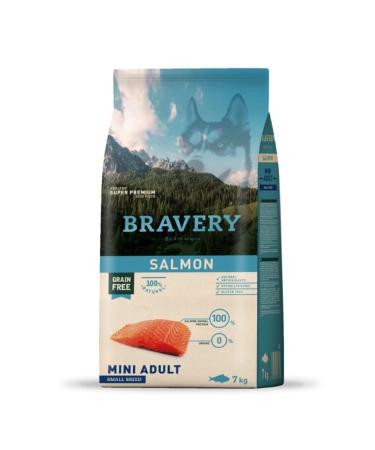 BRAVERY Salmon Dog Food 7 kg Size S