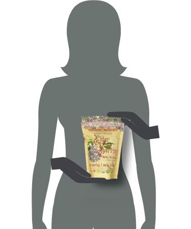 Foothills Naturals Elderberry Organic Whole - 454g / 1 Pound 200+ Servings - Buy Online on GoSupps.com