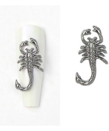 FEIlei Embossed Nail Charms 3D Scorpion Nail Art Accessories for DIY Nail Art Design Nail Art Decoration Jewelry Making - Buy Online on GoSupps.com