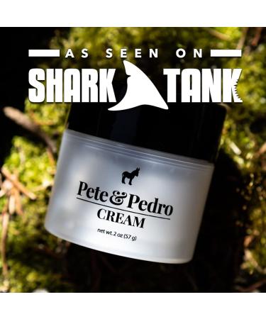 Pete & Pedro CREAM - Men's Styling Hair Cream | Low Hold & Shine | Controls Frizz & Flyaways | Seen on Shark Tank - 2 oz - Buy Online on GoSupps.com