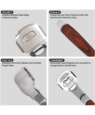 Foot Dead Skin Shaver & Callus Remover Cuticle Cutter Razor Scraper for Smooth Feet | International Shipping - Buy Online on GoSupps.com