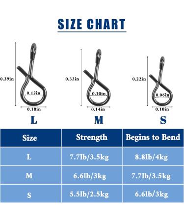 Fly Fishing Snaps - Quick Change Stainless Steel No-Knot Connectors | 150 Pieces Assorted Sizes for Hooks & Jigs - Buy Online on GoSupps.com
