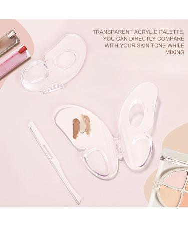  demaxiyad Acrylic cosmetic palette makeup palette - Acrylic cosmetic palette tray for mixing - Foundation mixing palette cosmetic palette for mixing - Buy Online on GoSupps.com