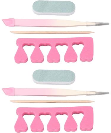 Straight Nail Tweezers Effective Grinding Bar Manicure Pliers Clippers with Finger Separator for Professional Household - Buy Online on GoSupps.com