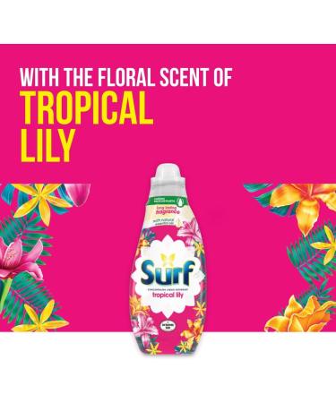 Surf Tropical Lily Laundry Liquid 24 Washes 648ml - Buy Online on GoSupps.com