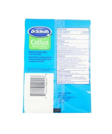 Dr. Scholl's Callus Remover Cushions - Extra Thick (Pack of 2) - Buy Online on GoSupps.com