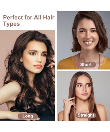 2PCS Satin Heatless Hair Curler Set - Lazy Overnight Curls with Heatless Curlers Headband - Pink - Buy Online on GoSupps.com