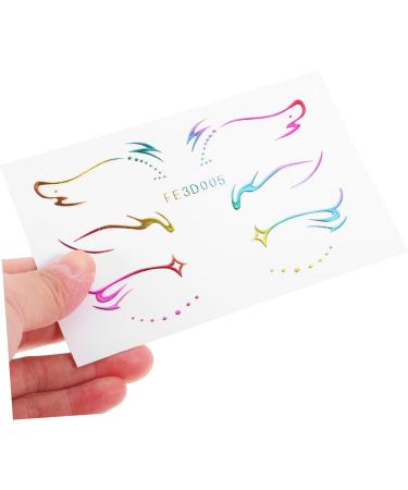  IWOWHERO 5 Sheets of eyeliner stickers temporary eyeliner stickers butterfly eyeshadow stickers eyeliner stickers makeup stickers eye tattoos stickers eyeliner tattoos eye stickers - Buy Online on GoSupps.com