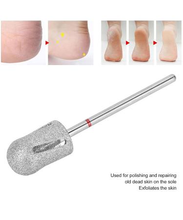 Nail Bits for Pedicure | Stainless Steel Foot Callus Removal & Polishing Grinding Heads - Professional Nail Attachments - Buy Online on GoSupps.com