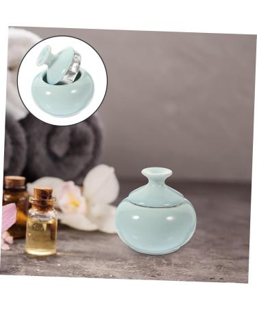 MAGICLULU cream tea cosmetic pot jars cosmetic container cream jar dreadlock fabric beads small braid seal small filling empty cream jar skin care products 4.7x4.7cm Sky-blue - Buy Online on GoSupps.com