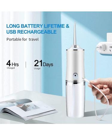 Buy Cordless Water Dental Flosser - 220ml Tank 3 Modes 4 Jets IPX7 Waterproof | International Shipping Available - Buy Online on GoSupps.com