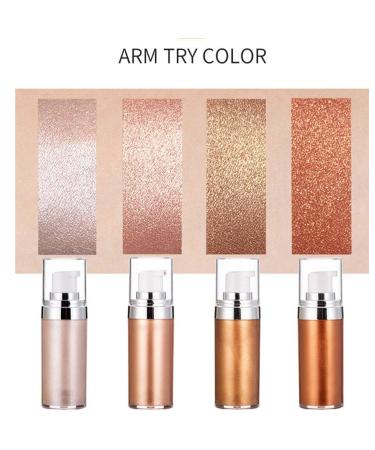 Highlighter Cream 20ml - Liquid Face Glow Illuminator | Shiny Body & Facial Contour Makeup - Buy Online on GoSupps.com