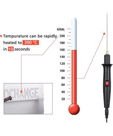 Foam Cutter  Upgraded Electric Hot Knife With Button and Power Light  100-240V/15W Hot Knife 10CM Styrofoam Cutting Pen with Electronic Voltage Transformer Adaptor - Buy Online on GoSupps.com