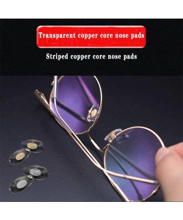 Upgraded Copper Core Eyeglass Nose Pads 4 Pairs Transparent Screw-in Soft Silicone Eyewear Nose Pads and 1 pcs Micro Screwdriver for Glasses and Sunglasses Replacement - Buy Online on GoSupps.com