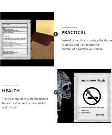 HEALLILY Stop Smoking Patch - Natural 35pcs Cessation Plaster for Quitting Smoking - Buy Online on GoSupps.com