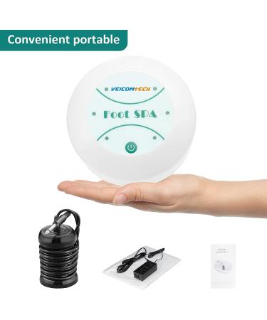 Portable Ionic Detox Foot Bath Machine with 5 Liners | Home Spa Cleanse Gift | US Stock - Buy Online on GoSupps.com